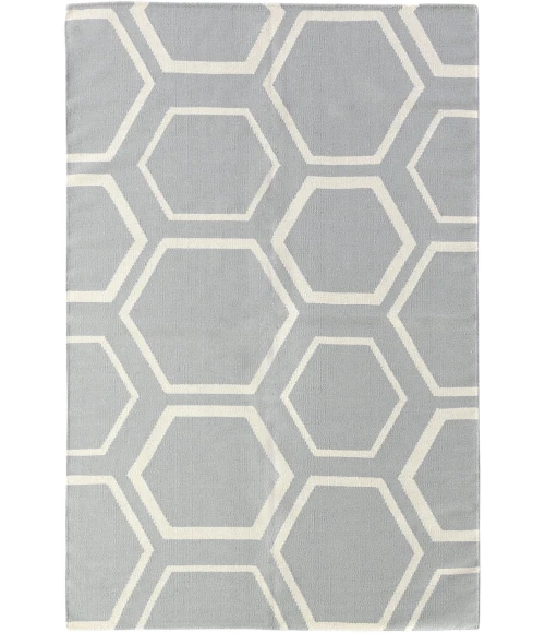 Exquisite Rugs Flatweave Light Blue 96865X8 5ft.X8ft. Rect. Rug