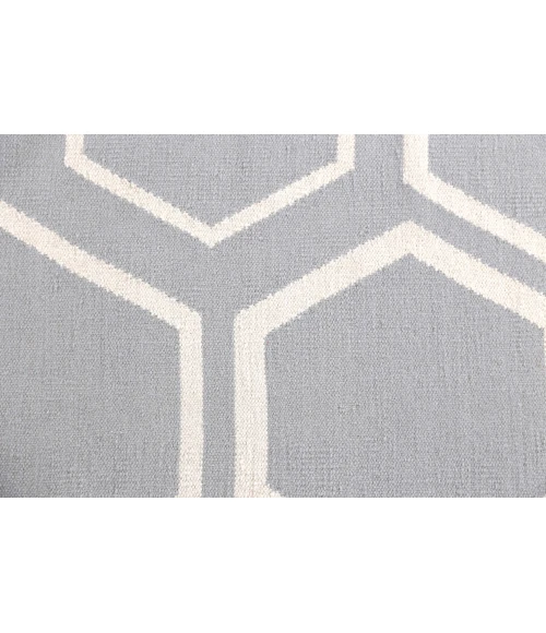 Exquisite Rugs Flatweave Light Blue 96865X8 5ft.X8ft. Rect. Rug