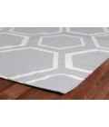 Exquisite Rugs Flatweave Light Blue 96865X8 5ft.X8ft. Rect. Rug
