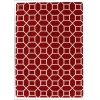 Exquisite Rugs Flatweave Red/White 97065X8 5ft.X8ft. Rect. Rug