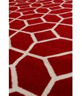 Exquisite Rugs Flatweave Red/White 97065X8 5ft.X8ft. Rect. Rug