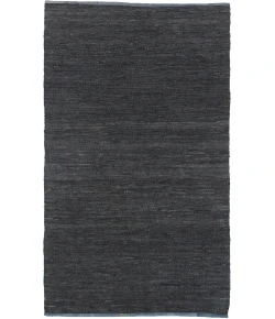 Exquisite Rugs Leather Durry Dark Gray 97276X9 6ft.X9ft. Rect. Rug