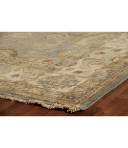 Exquisite Rugs Antique Weave Oushak Light Blue/Ivory 97298X10 8ft.X10ft. Rect. Rug