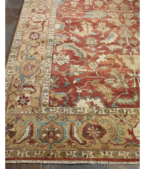 Exquisite Rugs Antique Weave Serapi Rust/Gold 974512X15 12ft.X15ft. Rect. Rug