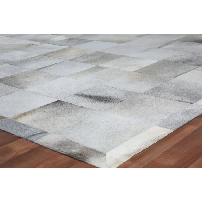 Exquisite Rugs Natural Hide Silver 9756136X176 13ft.6in.X17ft.6in. Rect. Rug