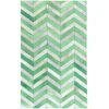 Exquisite Rugs Natural Hide White/Green 9759116X146 11ft.6in.X14ft.6in. Rect. Rug