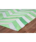 Exquisite Rugs Natural Hide White/Green 9759116X146 11ft.6in.X14ft.6in. Rect. Rug