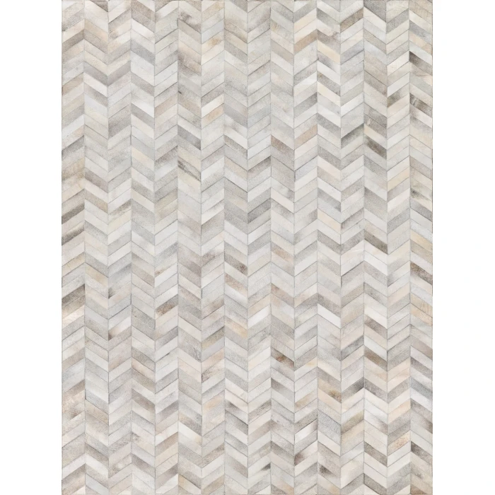 Exquisite Rugs Natural Hide White/Silver 9761116X146 11ft.6in.X14ft.6in. Rect. Rug