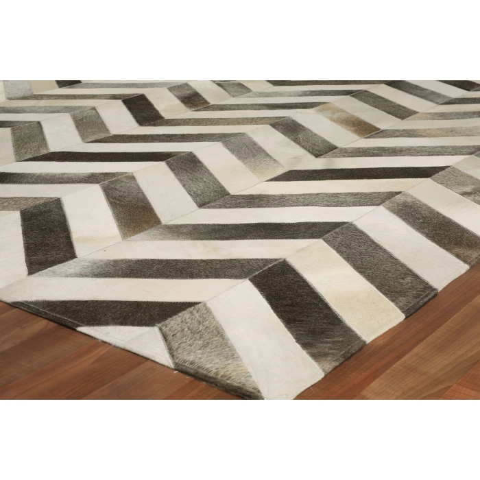 Exquisite Rugs Natural Hide White/Gray 9762136X176 13ft.6in.X17ft.6in. Rect. Rug
