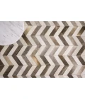 Exquisite Rugs Natural Hide White/Gray 97621X16 1ft.X1ft.6in. Rect. Rug
