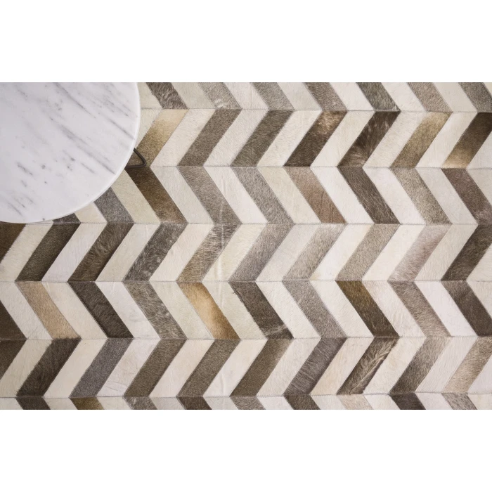 Exquisite Rugs Natural Hide White/Gray 9762136X176 13ft.6in.X17ft.6in. Rect. Rug