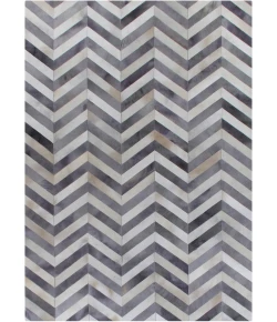 Exquisite Rugs Natural Hide Gray/Ivory 97725X8 5ft.X8ft. Rect. Rug