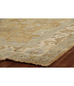 Exquisite Rugs Antique Weave Oushak Gold/Ivory 97829X12 9ft.X12ft. Rect. Rug