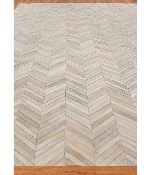 Exquisite Rugs Natural Hide Silver 990496X136 9ft.6in.X13ft.6in. Rect. Rug