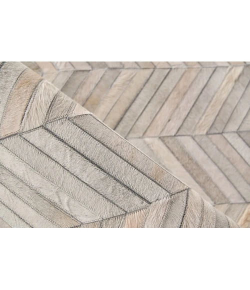 Exquisite Rugs Natural Hide Silver 990496X136 9ft.6in.X13ft.6in. Rect. Rug