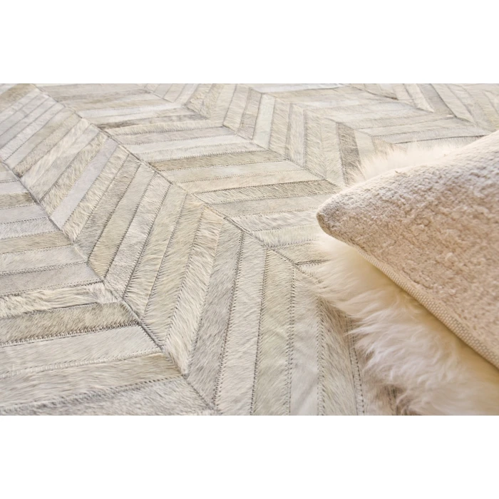 Exquisite Rugs Natural Hide Silver 9904116X146 11ft.6in.X14ft.6in. Rect. Rug