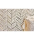 Exquisite Rugs Natural Hide Silver 990496X136 9ft.6in.X13ft.6in. Rect. Rug