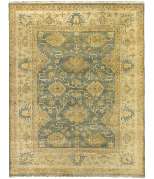 Exquisite Rugs Antique Weave Oushak Cobalt/Ivory 99348X10 8ft.X10ft. Rect. Rug