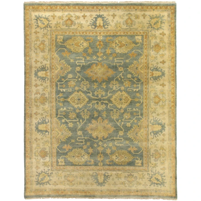 Exquisite Rugs Antique Weave Oushak Cobalt/Ivory 993412X15 12ft.X15ft. Rect. Rug