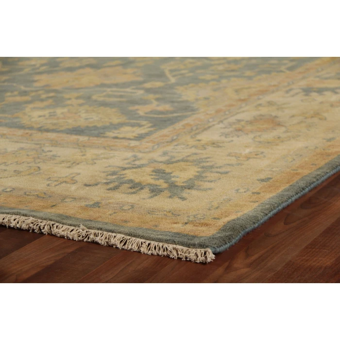 Exquisite Rugs Antique Weave Oushak Cobalt/Ivory 993412X15 12ft.X15ft. Rect. Rug