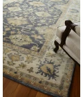 Exquisite Rugs Antique Weave Oushak Cobalt/Ivory 99348X10 8ft.X10ft. Rect. Rug