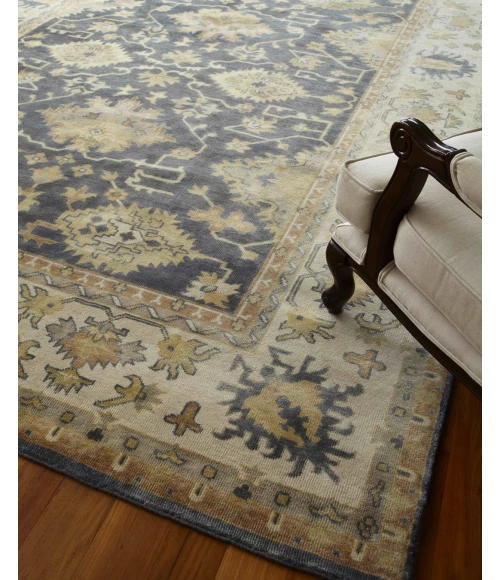 Exquisite Rugs Antique Weave Oushak Cobalt/Ivory 99348X10 8ft.X10ft. Rect. Rug