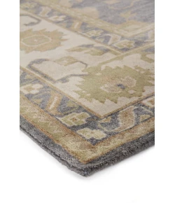 Exquisite Rugs Antique Weave Oushak Ivory/Cobalt 993610X14 10ft.X14ft. Rect. Rug
