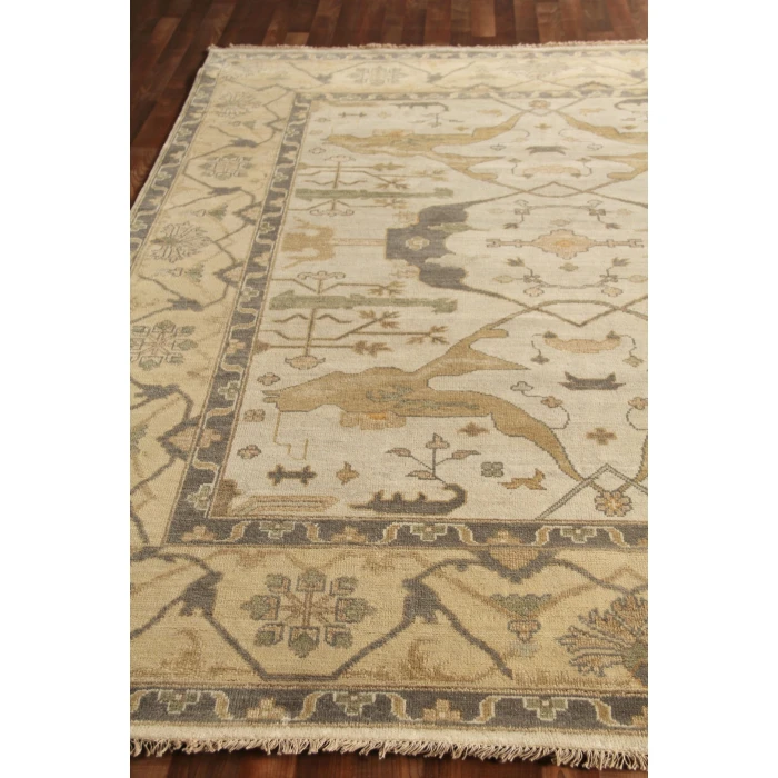 Exquisite Rugs Antique Weave Oushak Powder Blue/Beige 993912X15 12ft.X15ft. Rect. Rug