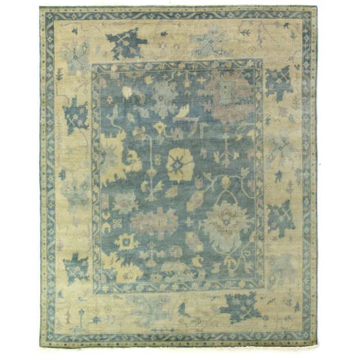 Exquisite Rugs Antique Weave Oushak Blue/Ivory 99694X6 4ft.X6ft. Rect. Rug