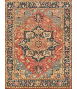 Exquisite Rugs Antique Weave Serapi Red/Blue 99716X9 6ft.X9ft. Rect. Rug