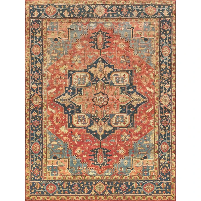 Exquisite Rugs Antique Weave Serapi Red/Blue 997114X18 14ft.X18ft. Rect. Rug
