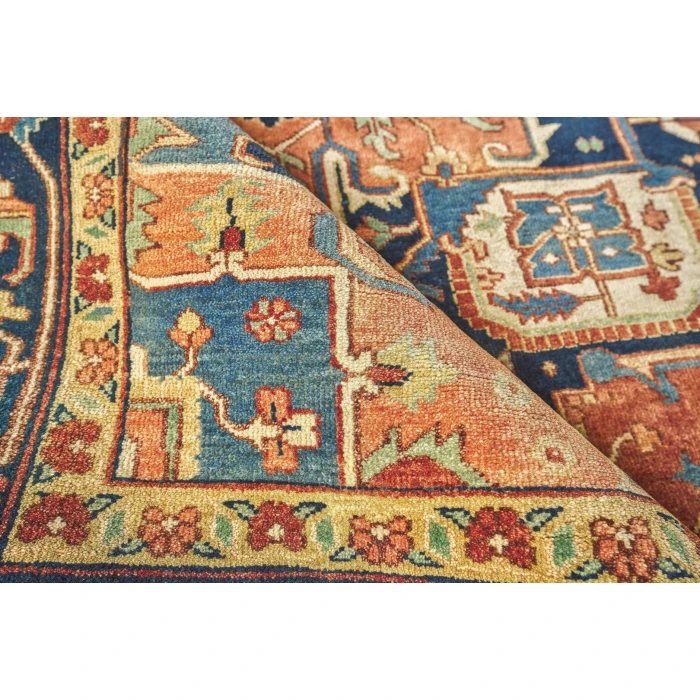 Exquisite Rugs Antique Weave Serapi Red/Blue 997114X18 14ft.X18ft. Rect. Rug