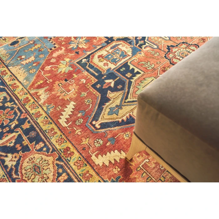 Exquisite Rugs Antique Weave Serapi Red/Blue 997114X18 14ft.X18ft. Rect. Rug