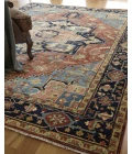 Exquisite Rugs Antique Weave Serapi Red/Blue 99716X9 6ft.X9ft. Rect. Rug