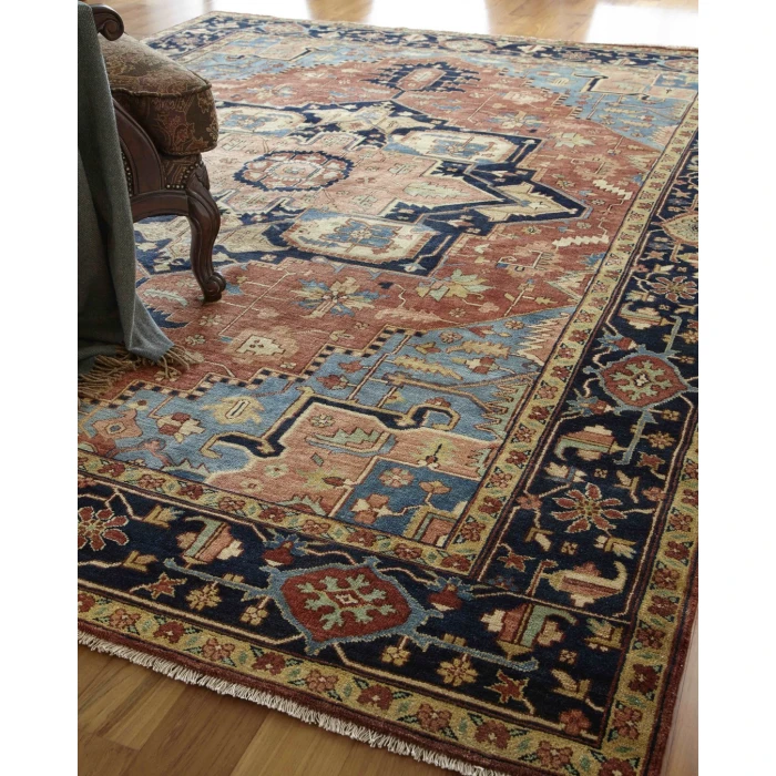 Exquisite Rugs Antique Weave Serapi Red/Blue 997114X18 14ft.X18ft. Rect. Rug