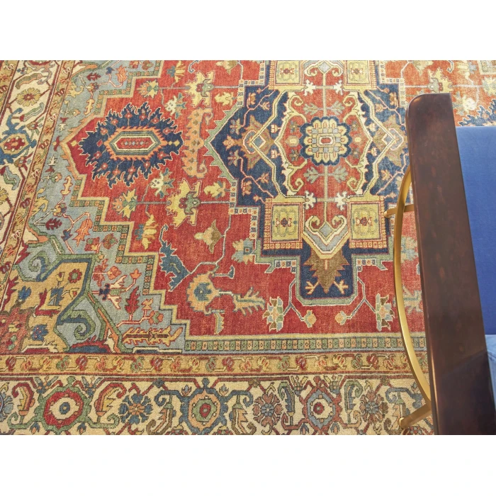 Exquisite Rugs Antique Weave Serapi Red/Ivory 997212X15 12ft.X15ft. Rect. Rug