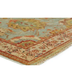 Exquisite Rugs Antique Weave Serapi Light Blue/Ivory 99739X12 9ft.X12ft. Rect. Rug