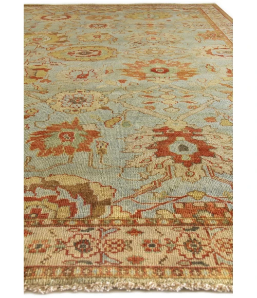 Exquisite Rugs Antique Weave Serapi Light Blue/Ivory 997312X15 12ft.X15ft. Rect. Rug