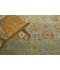 Exquisite Rugs Antique Weave Serapi Light Blue/Ivory 997312X15 12ft.X15ft. Rect. Rug