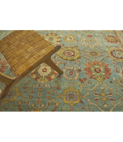 Exquisite Rugs Antique Weave Serapi Light Blue/Ivory 997312X15 12ft.X15ft. Rect. Rug
