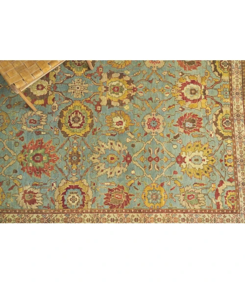 Exquisite Rugs Antique Weave Serapi Light Blue/Ivory 997312X15 12ft.X15ft. Rect. Rug
