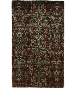 Exquisite Rugs Metro Velvet Brown/Blue EA0125X8 5ft.X8ft. Rect. Rug