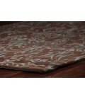 Exquisite Rugs Metro Velvet Brown/Blue EA0125X8 5ft.X8ft. Rect. Rug