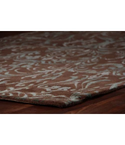 Exquisite Rugs Metro Velvet Brown/Blue EA0125X8 5ft.X8ft. Rect. Rug