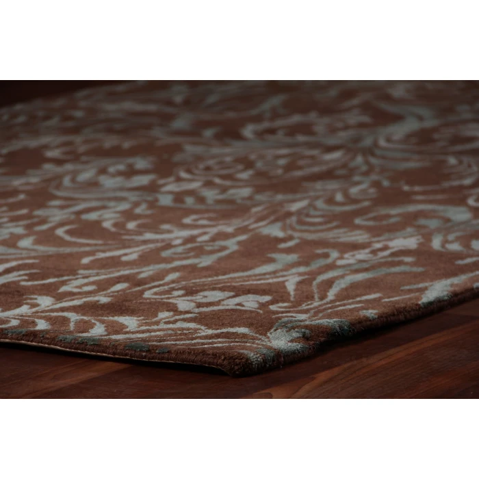 Exquisite Rugs Metro Velvet Brown/Blue EA0125X8 5ft.X8ft. Rect. Rug
