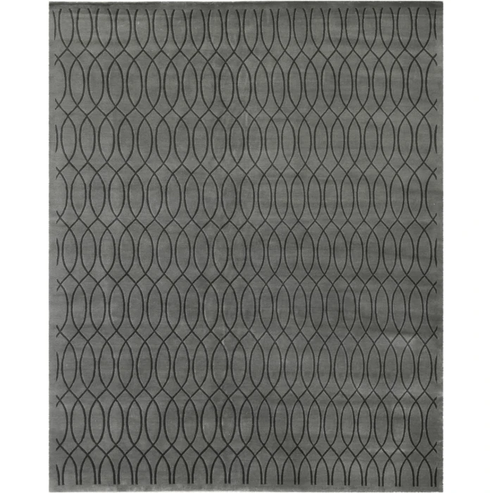 Exquisite Rugs Metro Velvet Light Gray EA0278X10 8ft.X10ft. Rect. Rug