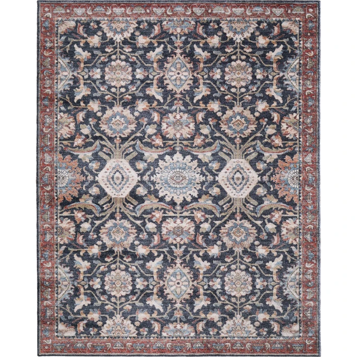 Feizy Pearson Blue/Red/Ivory PRS39SGF 7ft.10in. x 10ft.3in. Rect. Rug