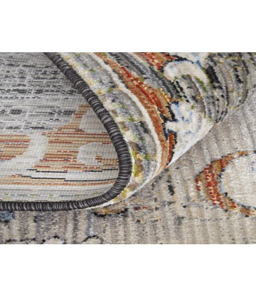 Feizy Melrose GRAY/RUST MEL39P2F 7 ft. 10 in. X 10 ft. 3 in. Rectangle Rug