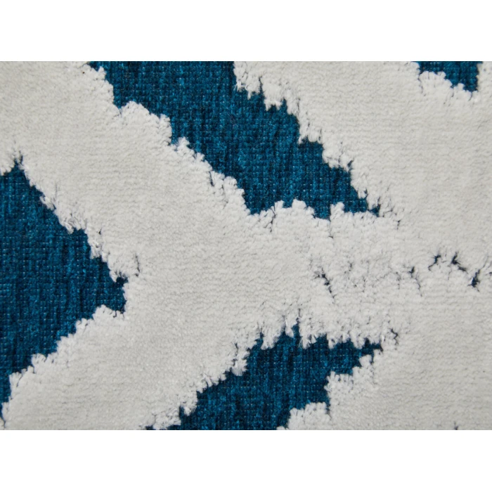 Feizy Saphir Mira TEAL/WHITE 6803490F 9 ft. 8 in. X 12 ft. 7 in. Rectangle Rug