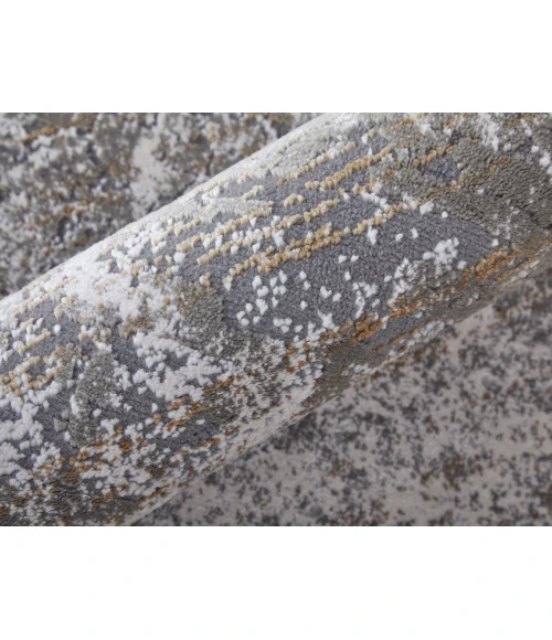 Feizy Waldor IVORY/GRAY 73539NDF 5 ft. X 8 ft. Rectangle Rug